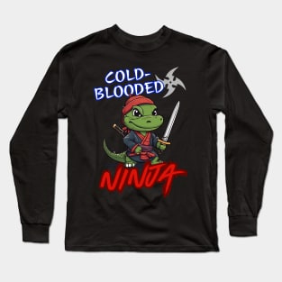 Cute Alligator ninja Long Sleeve T-Shirt